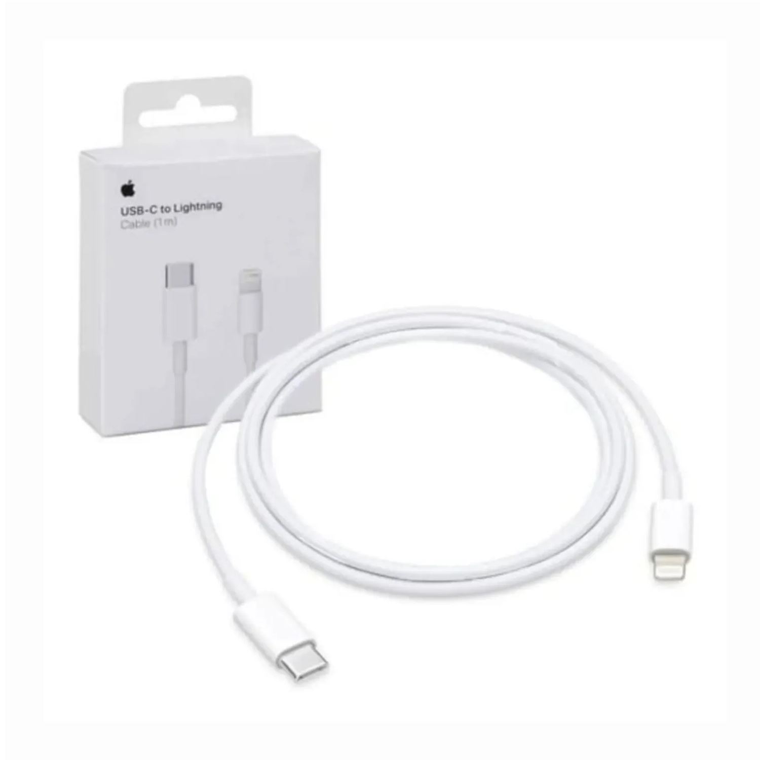CABLE USB-C A LIGHTNING APPLE DE 1M COMPATIBLE CON IPHONE 8 al 14 Pro Max